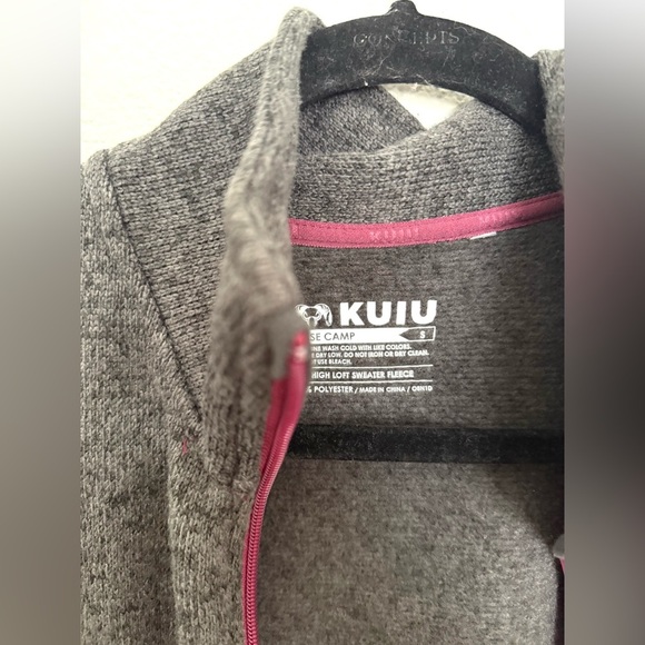 Kuiu Base Camp Fleece Full Zip Sweater Outdoor Hiking Camping Hunting Fishing - Picture 4 of 6